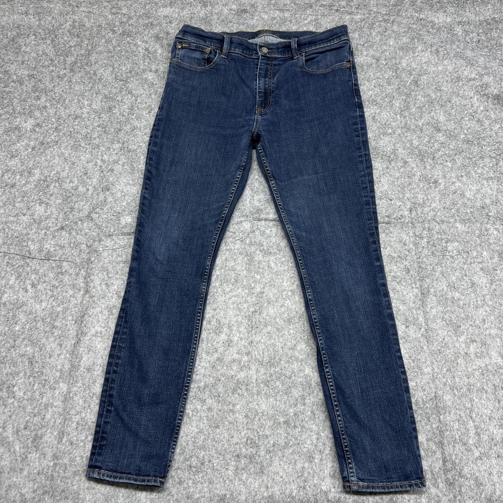 Polo Ralph Lauren Jeans Womens 31 Blue Mid Rise Skinny Stretch Tompkins FIT32x29